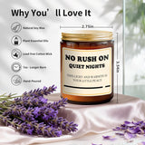 Lavender Candle Gifts For Women - 7Oz Hand Poured Soy Candle For Relaxation - Lavender Aromatherapy Candle For Stress Relief - Clean Burning, Long Lasting 50 Hours, Unique Gift For Birthday For Her