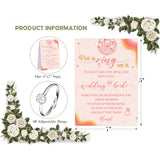 Disco Ball Don'T Say Bride Or Wedding Game, Put A Ring On It Bridal Shower Game With 50 Fake Rings, Boho Bridal Shower Decorations, Wedding Shower Or Bachelorette Party Supplies - 08