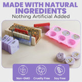 Ultimate Deluxe Soap Making Kit - All-In-One Soap Making Supplies With 6Lbs Soap Base, 8 Dyes, 8 Essential Oils, Silicone Molds, Cutters, All Essential Tools & Instructions, Gift Bags & Boxes