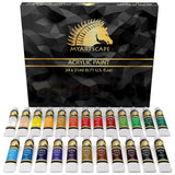 Acrylic Paint Set - 24 X 21Ml Tubes - Lightfast - Heavy Body
