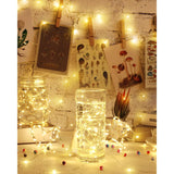 50 Pack 7Ft 20 Fairy Lights Battery Operated [3 Styles], Led String Lights Bulk Waterproof String For Christmas Mason Ja