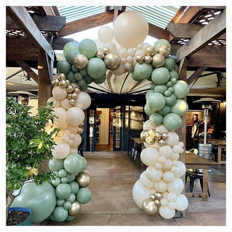 Sage Green Balloon Garland Arch Kit- Double Stuffed Sage Green Balloon