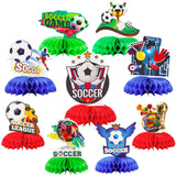 9Pcs Soccer Party Decorations,Soccer Table Decorations Centerprise