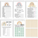145 Pcs Boho Baby Shower Game Set 125 Cards With 20 Pencils Funny Baby Shower Games Include Word Scramble Predict Who Descriptions And Wishes Price