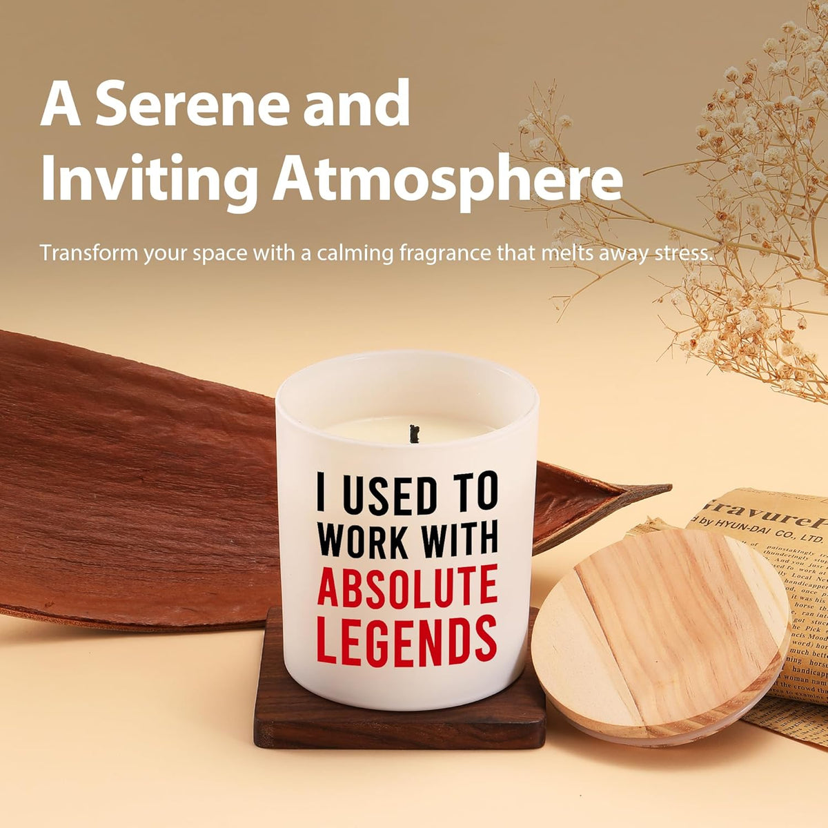 I Used To Work With Absolute Legends Candle Coworker Retirement Gifts Retired Dad Mom Boss Scented Candles For Home Office Jar Candles Lavender Floral Sage Scent Soy Wax Candles 9.5 Oz