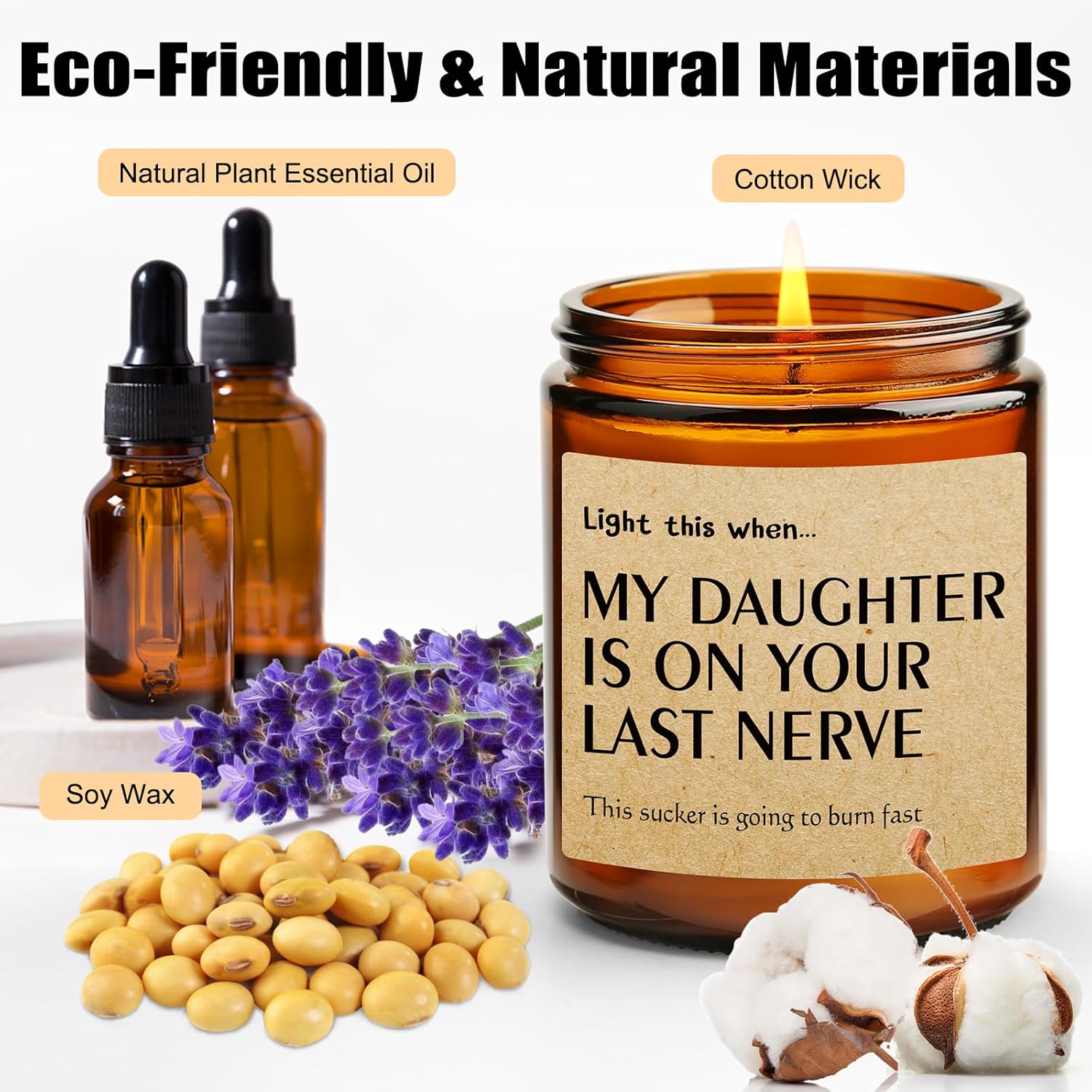 Wedding Gifts For Son In Law, Birthday Gifts, Wife Valentine'S Day Gifts From Husband, Pregnancy Gifts For Grandparents Day Gifts, Gifts For Boyfriend, Husband - Scented Candle