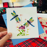 Quilling Card, Handcrafted Cards For All Occasions, Birthday, Mothers Day (Dragonfly)