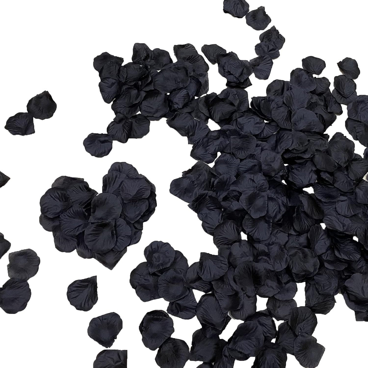 3000 Pieces Black Rose Petals Fake Artificial Flower Petals For Valentine Day,Wedding,Party Decoration,Romantic Night