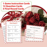 Valentine'S Day Family Feud Game,Funny Valentine'S Day Party Games, Valentine'S Day Trivia Game, Family Feud Quiz Holiday Games For Groups Qrj-Ff01