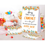 Little Cutie Baby Shower Game, Guess How Many Candies Are In The Jar, Pack Of 1 Sign And 50 Guessing Cards, Baby Shower Decoration, Gender Neutral - 04