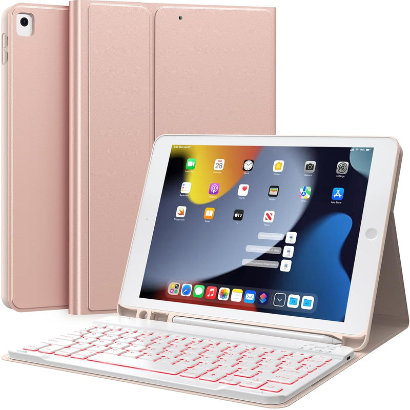 Keyboard Case For Ipad 9Th Generation (2021)/8Th Gen/7Th Gen 10.2 Inch, Detach