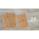 Kraft Bridal Shower Game, Would She Rather Bachelorette Party Games, Kraft Engagement Party Games For 25 Guests, Weddingdecorations (Kraft009)