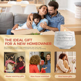 House Warming Gifts New Home – Housewarming Gift For Women, Men, Couple, Friend New Homeowner New Home Gift Ideas For First Apartment Party Decor Closing Presents For Home Buyers Scented Candle 6Oz