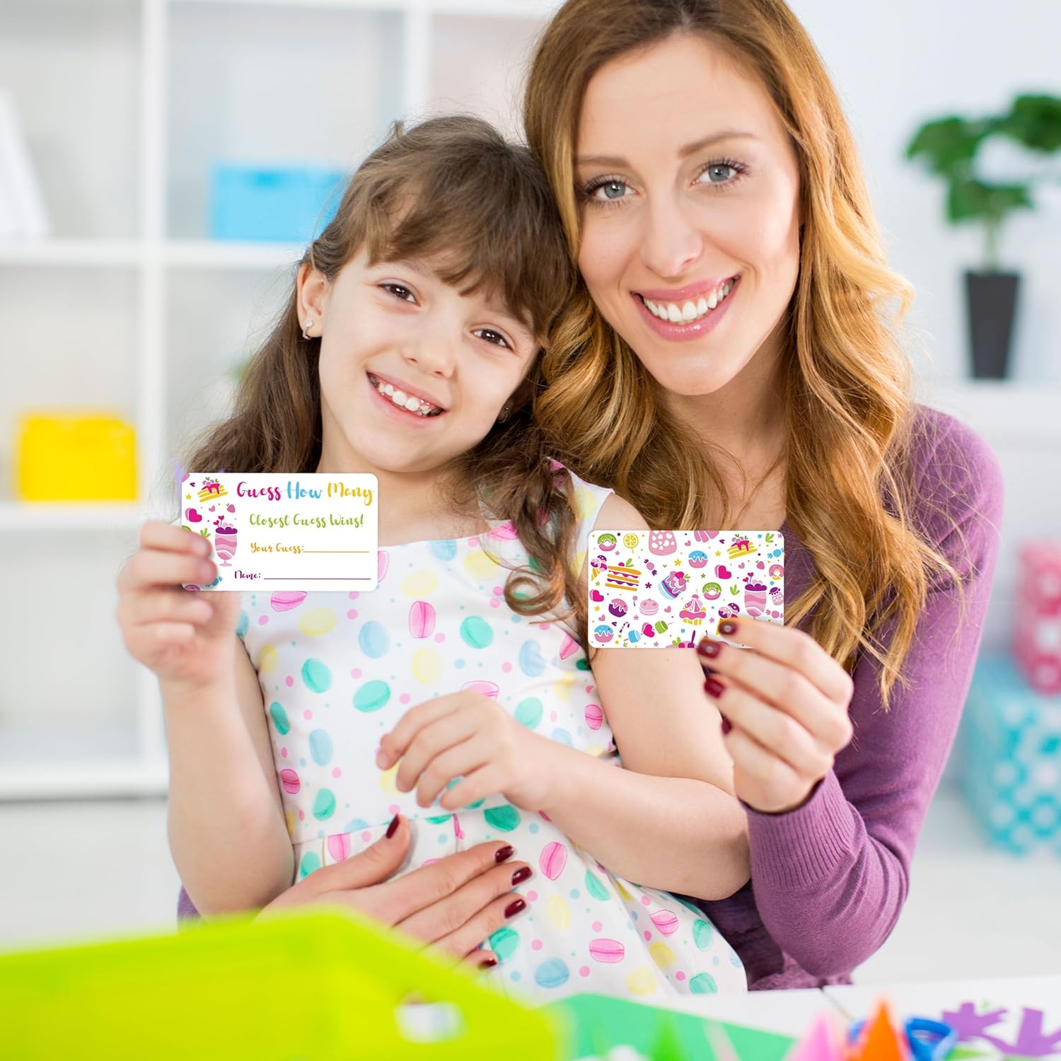 240 Pcs Candy Guessing Game Cards How Many In The Jar For Bridal Baby Shower Party Collection Birthday Gender Reveal Activities And Decorations 3.54 X 2 Inch