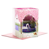 Hallmark Paper Wonder 3D Pop Up Mothers Day Card (Swans), Model Number: 899MBC1099