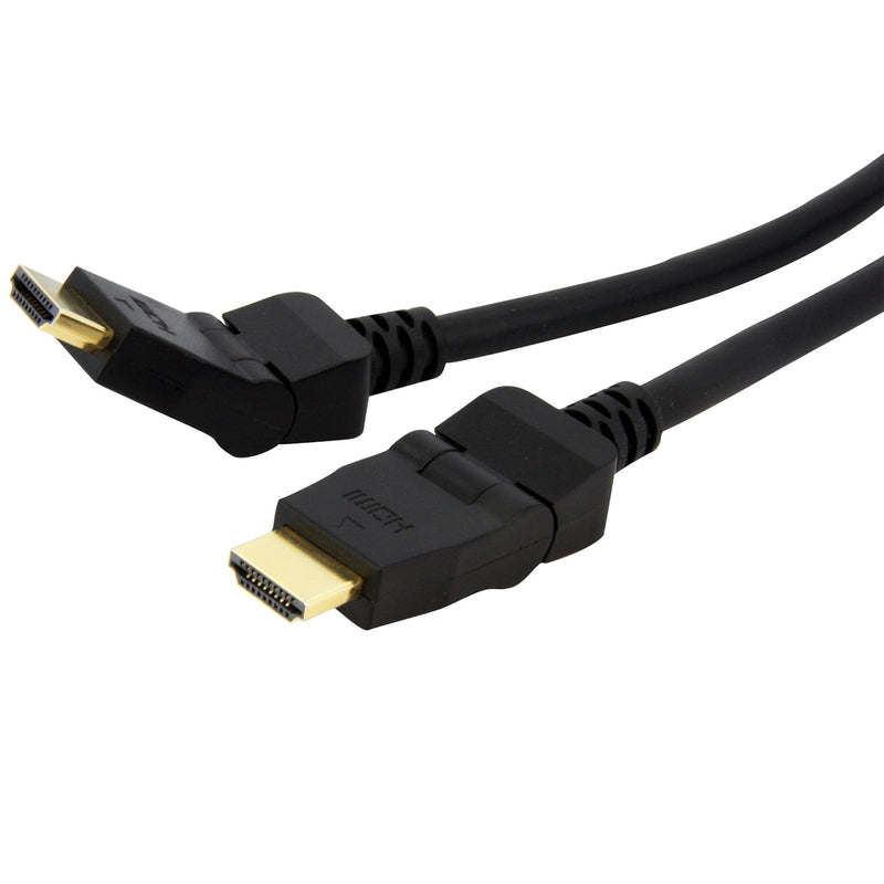 6Ft Swivel Hdmi Cable, 4K High Speed Rotating Hdmi Cord, 4K 30Hz Uhd Hdmi, 10.