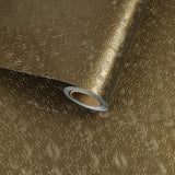 Gold Auspicious Clouds Wallpaper Peel And Stick Glossy Textured Metallic Wallpaper Vinyl Wrap Prepasted Luxury Golden Embossed Contact Paper For Furnitures Removable Wall Paper 11.8"X118"