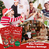 Reindeer Scratch Off Game Cards, 50-Pack Christmas Scratchers For Family Fun, Classroom Prizes, Ice Breaker - A02
