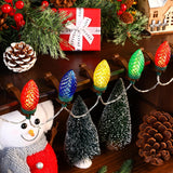 Large C7 C9 Christmas Light Clip Outdoor Holiday Light Clips For Gutters And Shingles Outdoor Hang Gutter Hooks Weatherproof For Christmas Decoration(Coffee,120 Pcs)