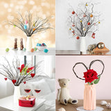 12 Pcs Artificial Curly Willow Branches Plants Decorative Brown Twig Stems Spray Tall For Vase Diy Crafts Wedding Floral Arrangement Home Decor Indoor