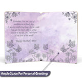 Mothers Day Card For Grandma - | Made From Real Bamboo | 6" X 4.5" - 1 Pack (Envelope Included) | Laser Cut, Spring Themed Grandma Mothers Day Card | Nana Mothers Day Card