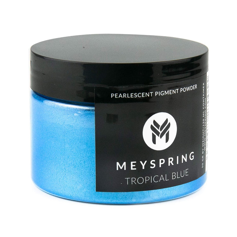 Tropical Blue Epoxy Resin Color Pigment - 50 Grams - Great For Resin Art, Epox