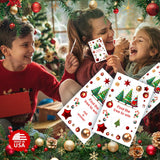 Tree Christmas Party Game Scratch Off, Find The Tree Easy To Play Silly Games, Fun Idea, Ice Breaker Activity. Raffle Cards, Set Of 40 Cards, Merry Christmas. Made In Usa