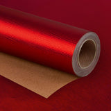 Wrapping Paper Roll - Mini Roll - 17 Inch X 16.5 Feet - Passionate Red For Birthday, Holiday, Wedding, Baby Shower