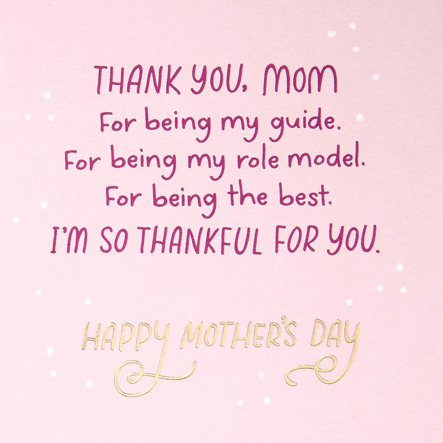 Hallmark Mothers Day Card from Son or Daughter (Thank You, Mom)