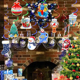 Merry Chrismukka Hanging Swirls Decorations 20 Pcs Christmas Xmas Hanukkah Hanging Ceiling Streamers Swirls For Home Indoor Outdoor Holiday Party Decorations Supplies