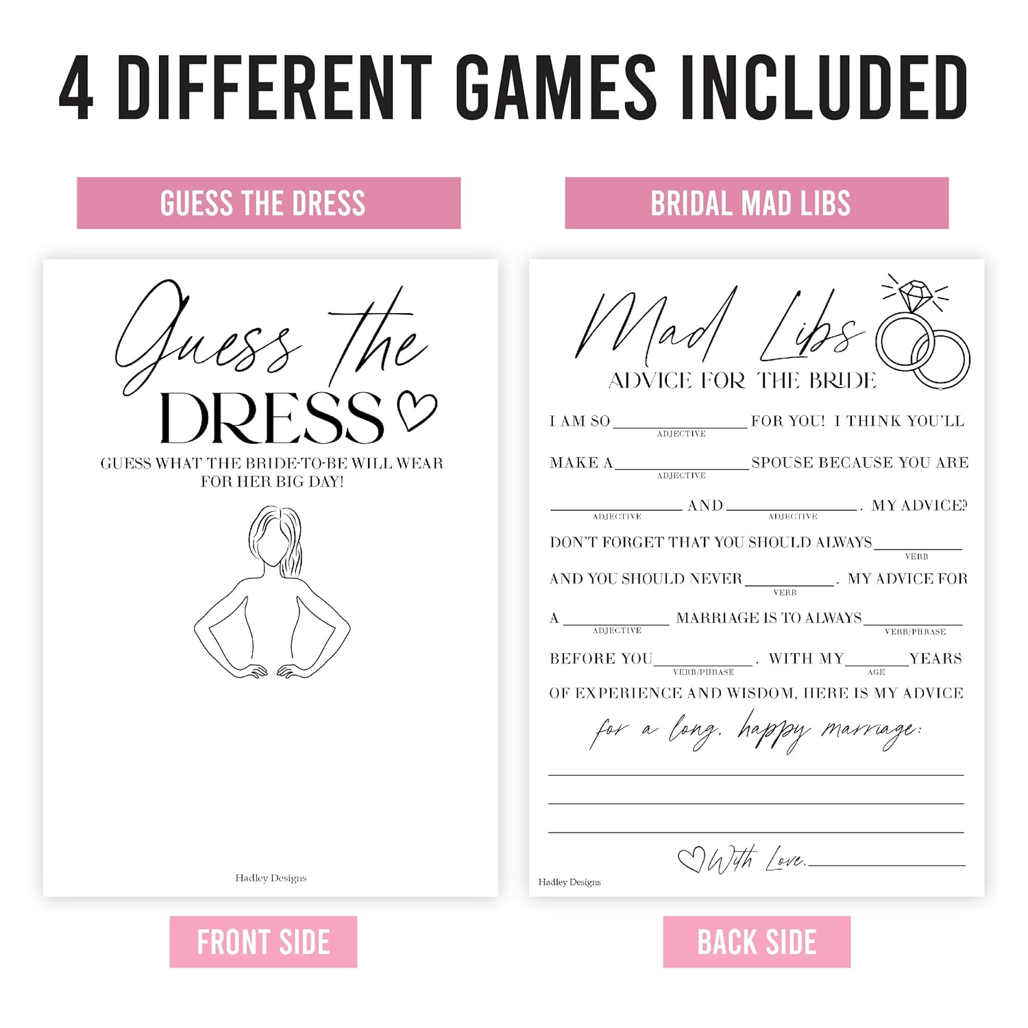 40 Minimalist Funny Bridal Shower Games - 20 Guest Wedding Games For Couples