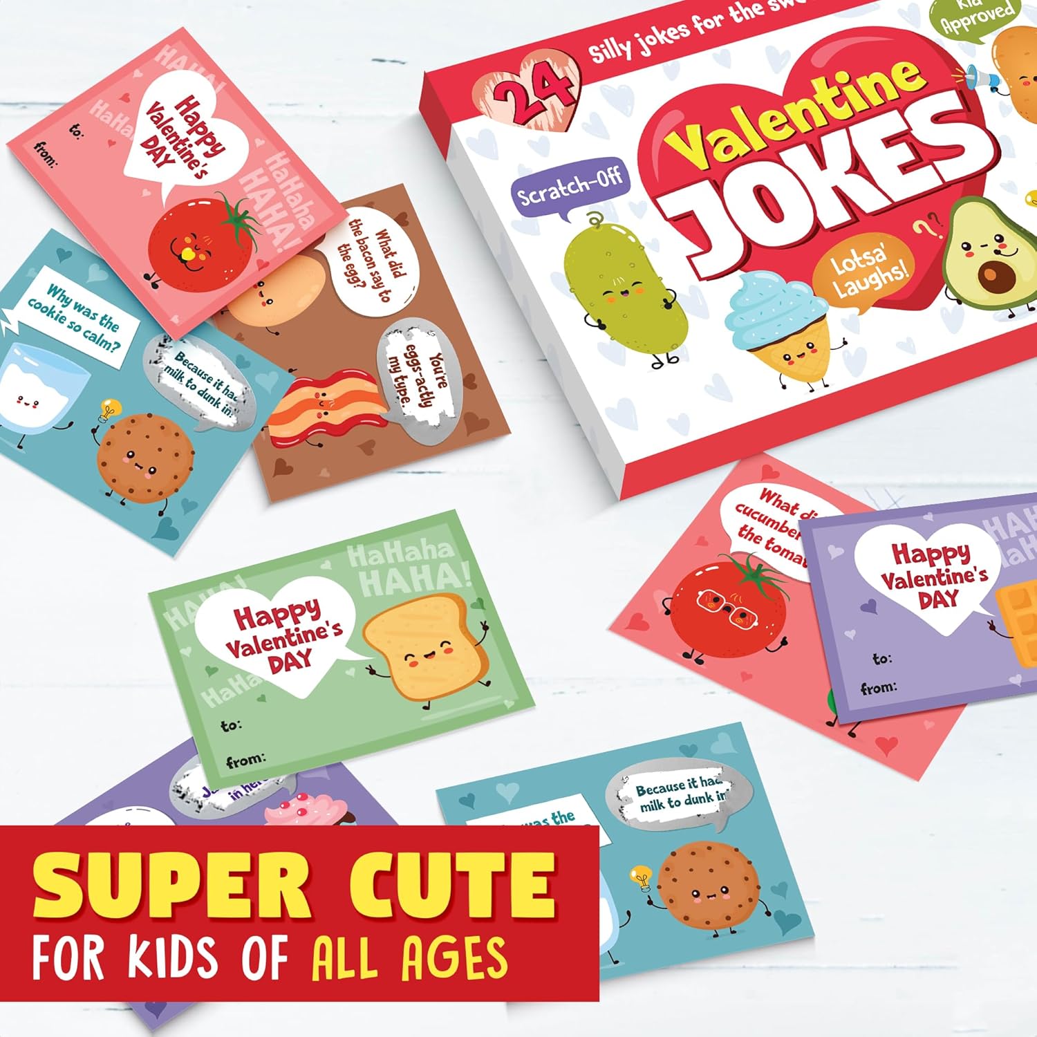 Valentines Day Cards For Kids School, Valentines Day Gifts For Kid Classroom - Valentines Cards For Kids Classroom - Kids Valentines Day Cards For School, Class Valentines Gifts For Boys, Girls, Kids
