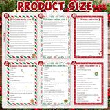 66 Pcs Christmas Trivia Game Cards Christmas Games For Family Party Merry Xmas Trivia Paper Holiday Activity Guessing Card Large Groups Adults Annual Festive Events Decorations Gifts With Answer Key