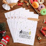 30 Pack Treat Bags With Drawstring, Merry Christmas Tree Print Plastic Candy Bags Drawstring Cookie Sack For Christmas Wedding Party Birthday Engagement Holiday Favor