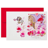 Hallmark Paper Wonder Displayable Pop Up Valentines Day Card for Husband, Wife, Boyfriend, Girlfriend (Love Birds Valentine) Pop, Up Love Birds