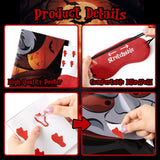 Pin The Fangs On The Vampire Halloween Party Games Poster With 24 Stickers Entertaining Activity Holiday Carnival Celebrations Birthday Party Decorations Supplies Haunted House Wall Decor