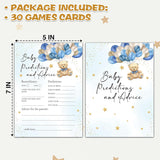 Bear Balloon Baby Shower Game, Baby Predictions And Advice Cards Party Game, Twinkle Little Star Theme Gender Reveal Party Games, Baby Shower Party Activities & Decorations -30 Game Cards(11)