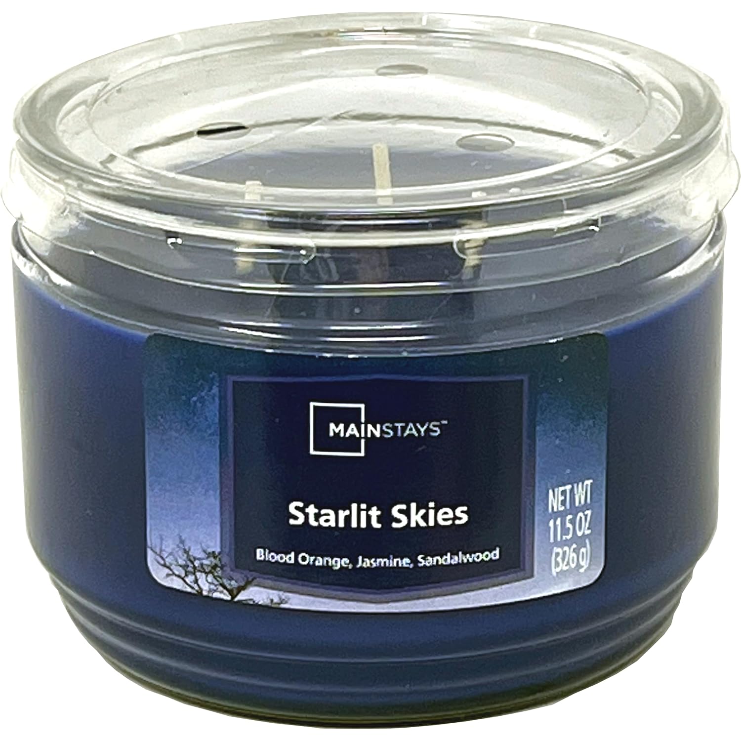 Mainstays 11.5Oz Scented Candle 2-Pack (Starlit Skies)