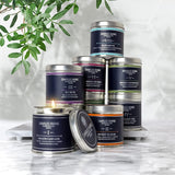 Luxury Scented Candle – Tin, Hand-Poured, Long Lasting, Clean Burning, 300G / 10.5Oz, Burns For Up To 40 Hours, Made In England – Wild Fig & Green Accords – Redolent Fig