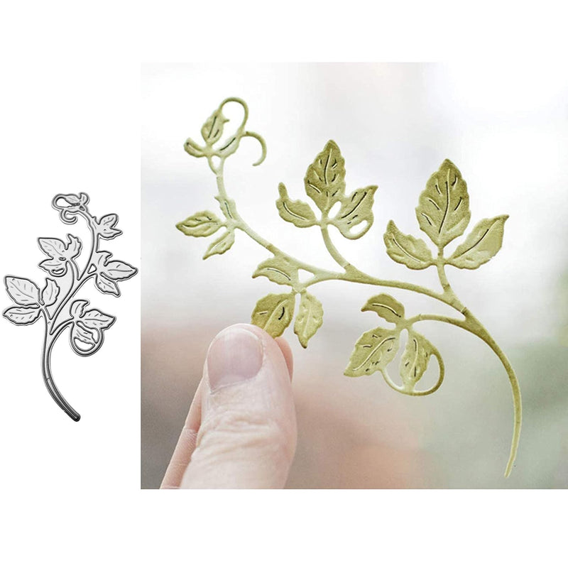 Leaves Flower Metal Die Cuts,Srping Leaf Flower Cutting Dies Cut Stenc