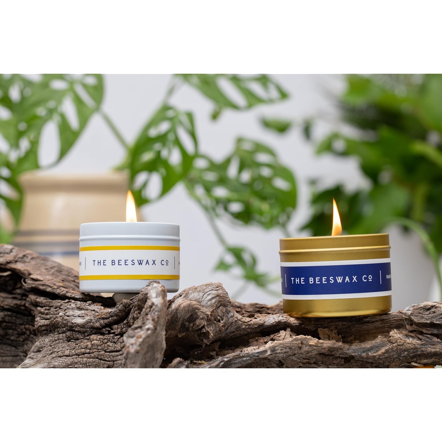 The Eeswax Co Southwest Travel Candle Tin - Natural Honey Scented - Long-Lasting & Eco-Friendly - Cotton Wick - Slow Urning - Hand Poured Pure Organic Ees Wax - 4Oz Candles - 2.5 X 1.5