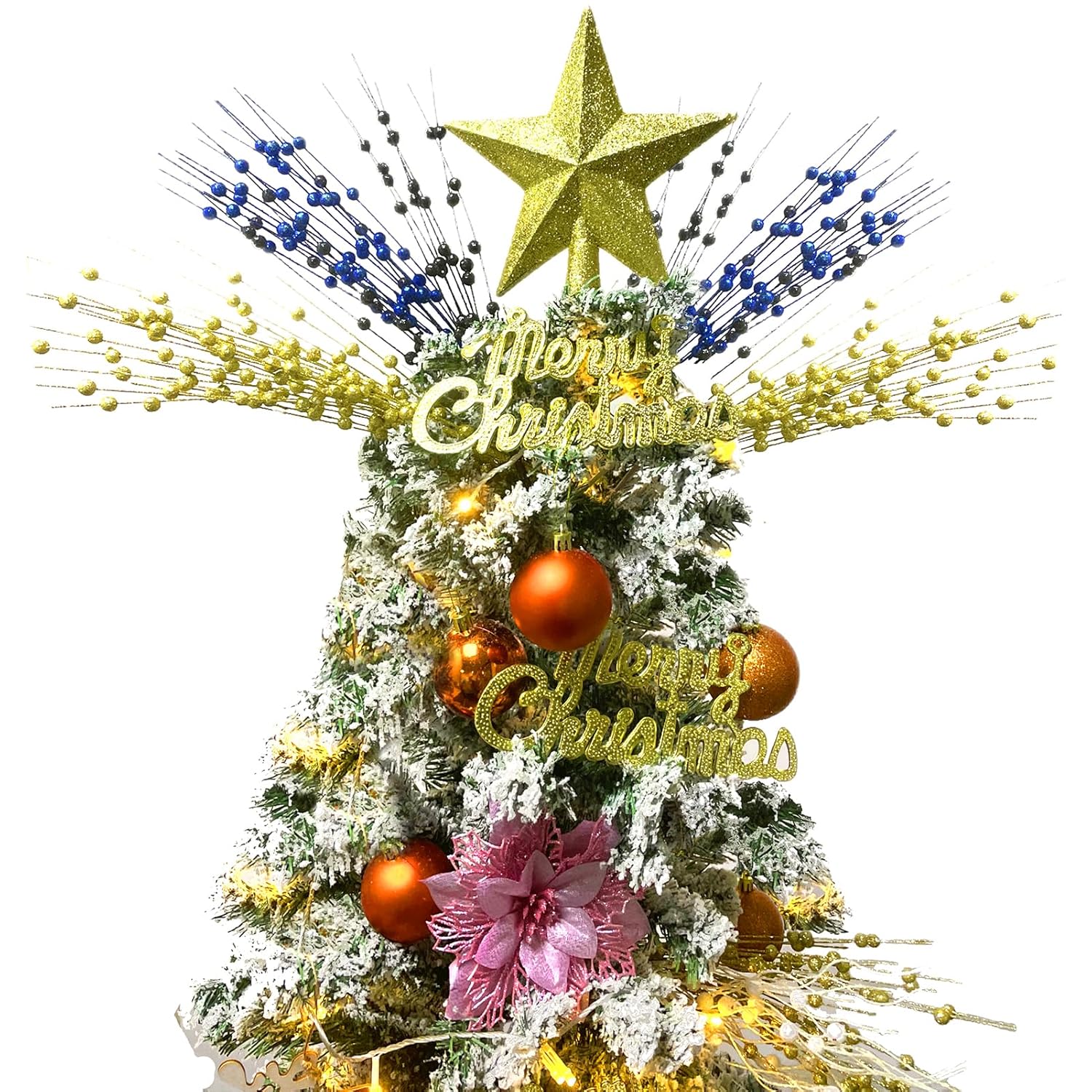 Christmas Artificial Glitter Berry Stem Decorations Decorative Bead Sticks Xmas Picks Glittery Twigs Branches For Christmas Tree Wreath Gift Vase Home Decor Party Ornaments White 24 Pcs