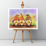 Mother'S Day Card, Sunflower Gnomes Card, Mom Birthday Card, 3D Colorful Greeting Card, Artful Quilled Quilling Card For Birthday, Thank You, Mothers Day (Mom Sunflower Gnomes)
