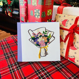 Quilling Card 3D Greeting Cards, Paper Card (Bundle Of Flowers)