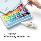 Gouache Wetting Spray 200Ml (6.76 Oz), Moisturizing Palette Spray For Gouache Paint, Reactivates Dry Pigments, Professional Art Supplies & Gift For Artists And Hobbyists