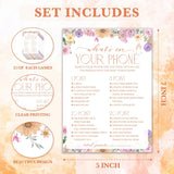 Bridal Shower Games, Wildflowers Games, What'S On Your Phone Games, Bachelorette Party Decorations, Engagement Party Supplies, Couple Shower Ideas, Spring Flowers Wedding Games For 25 Guests-12