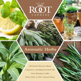 Root Candles Scented Candles Honeycomb Beeswax Blend Premium Handcrafted Candle, 12-Ounce 3-Wick, Aromatic Herbs