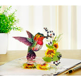 Cutpopup Birthday Card Pop Up, 3D Pop-Up Greeting, Mother'S Day, Birthday Card For Women (Hummingbird Sunflower)