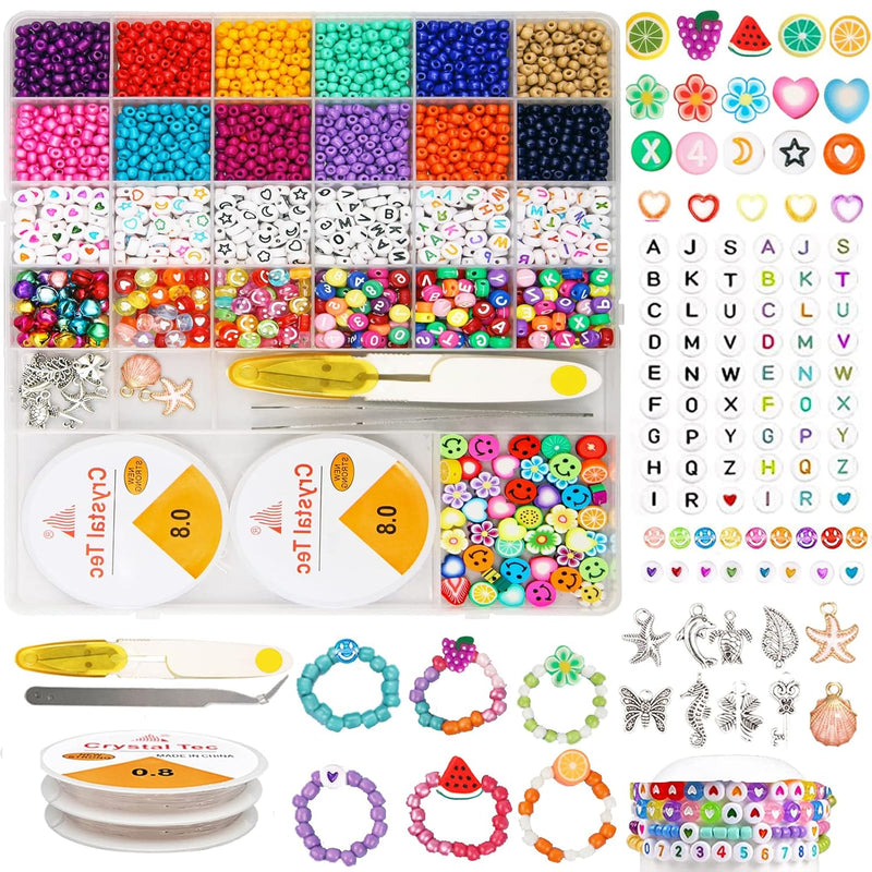 4Mm Diy Seed Beads, Complete Glass Beads For Jewelry Making Creative A