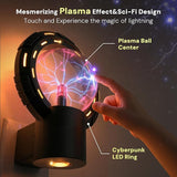 LED Plug-In Color Changing Night Light Globe for Kids STEM Plasma Lamp